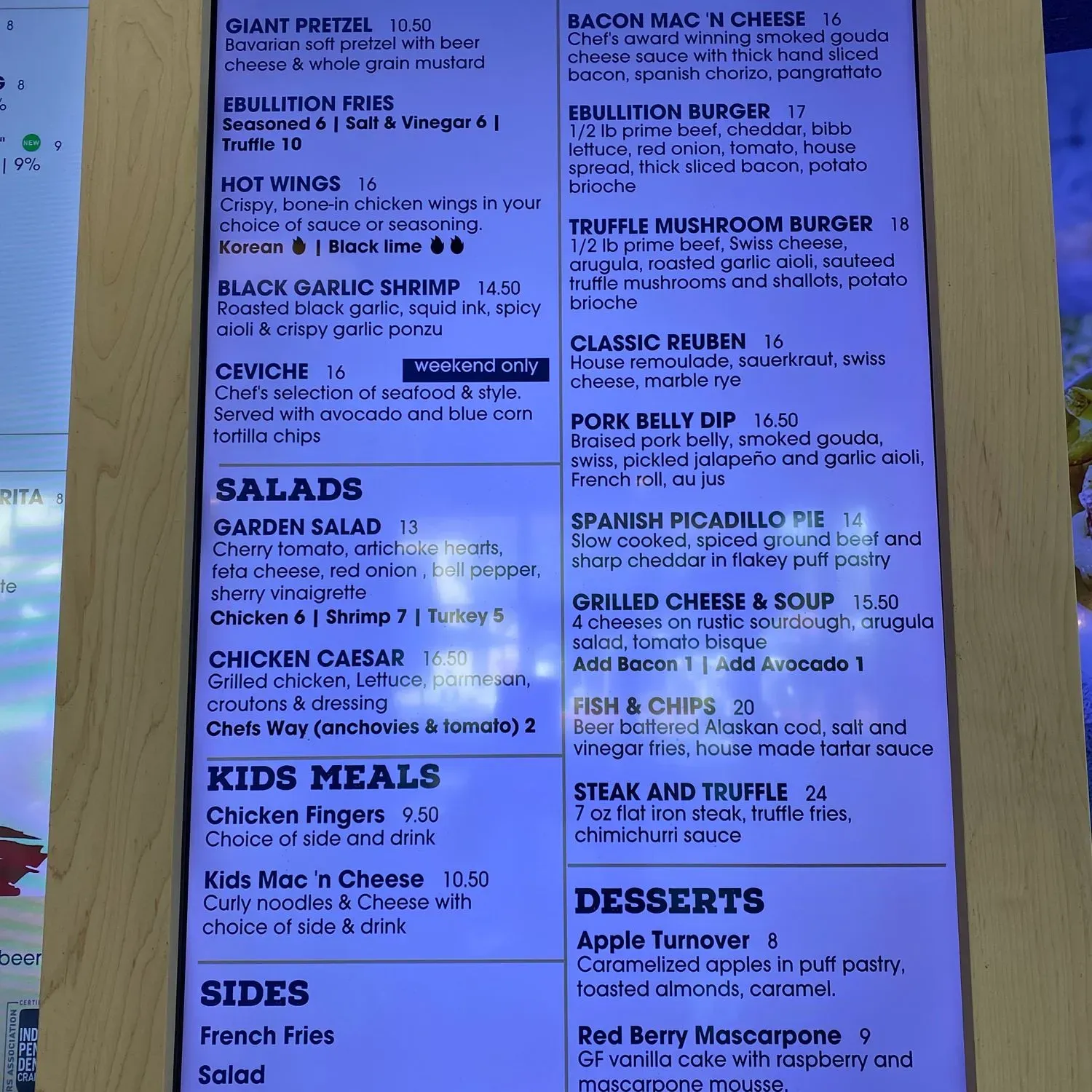 Menu 2