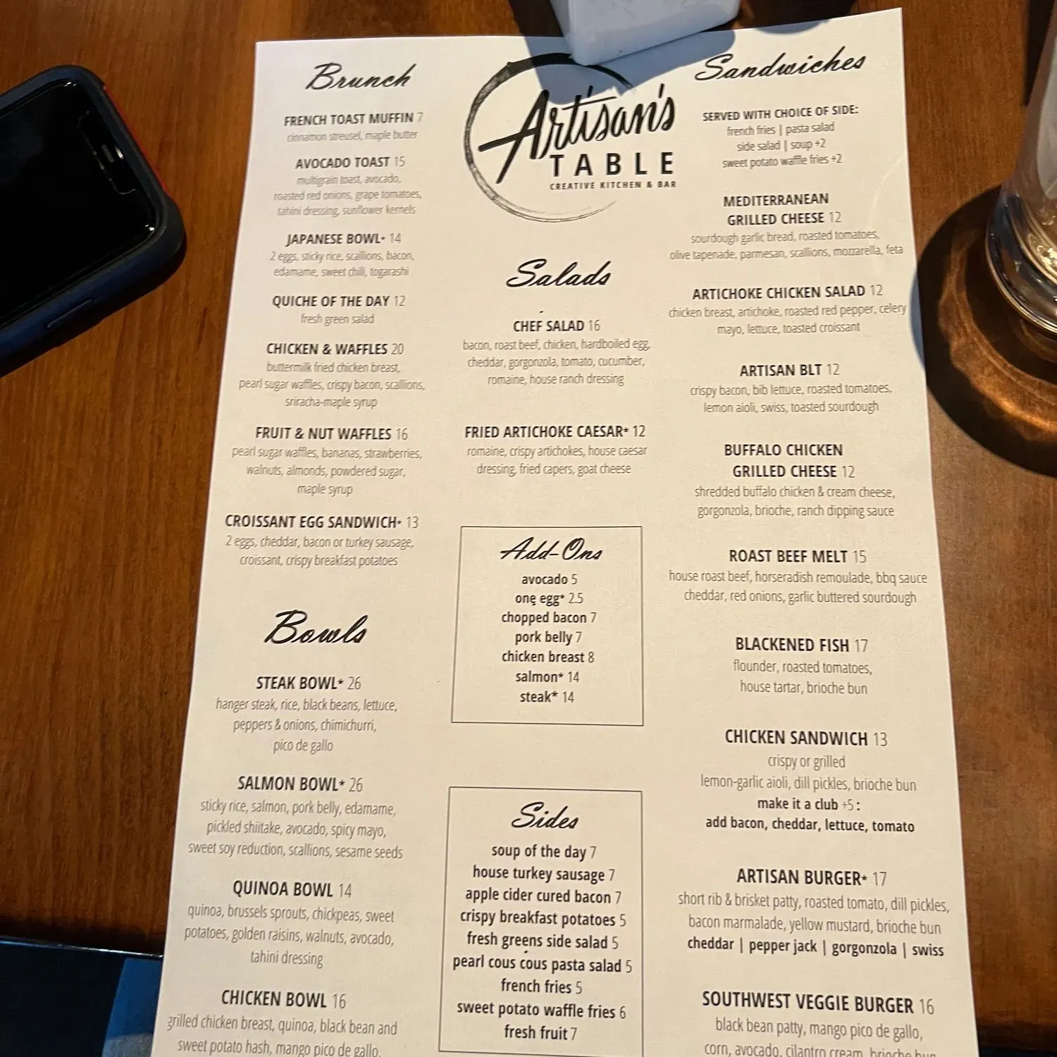 Menu 2