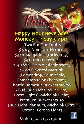 Happy Hour Menu