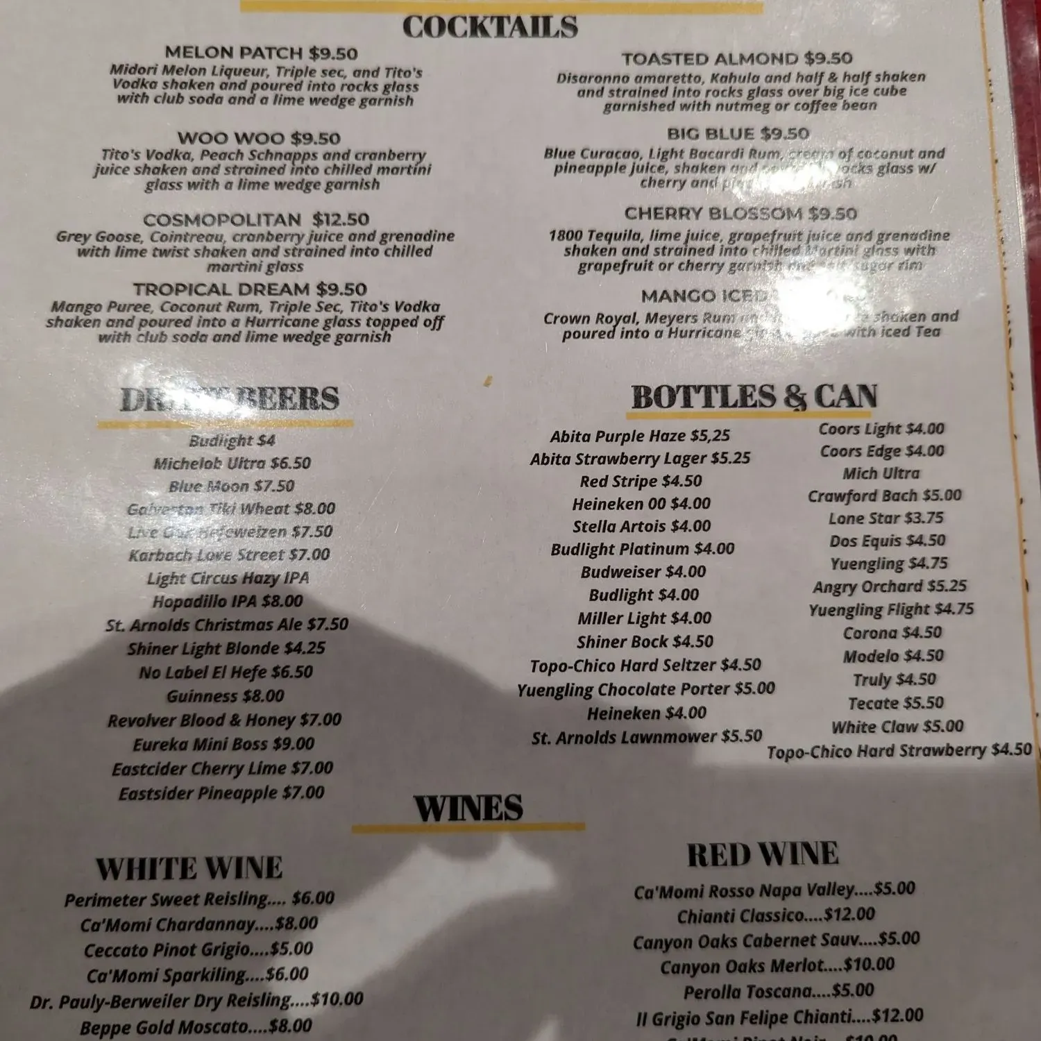 Menu 2