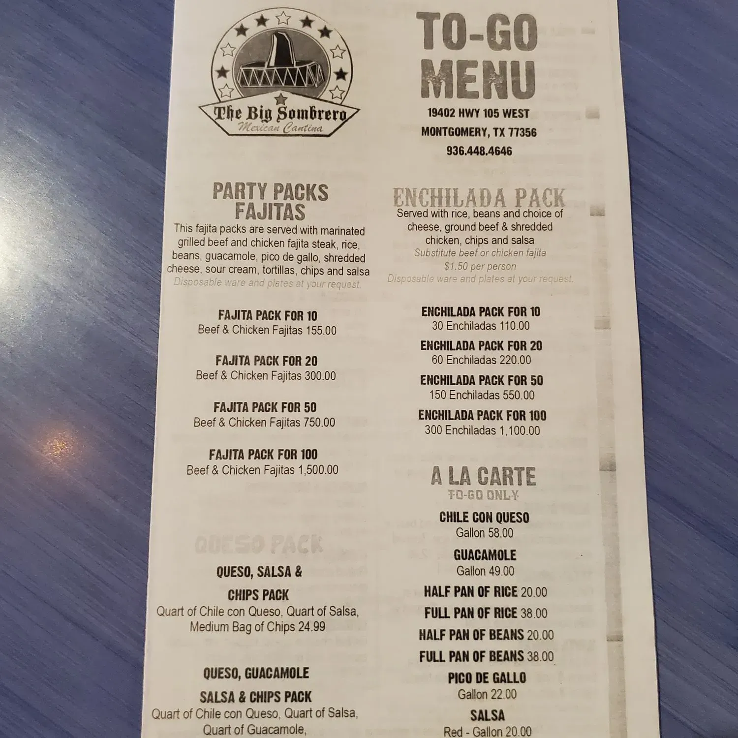 Menu 3