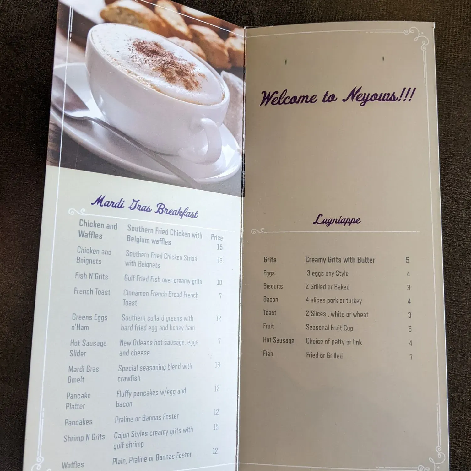 Menu 2