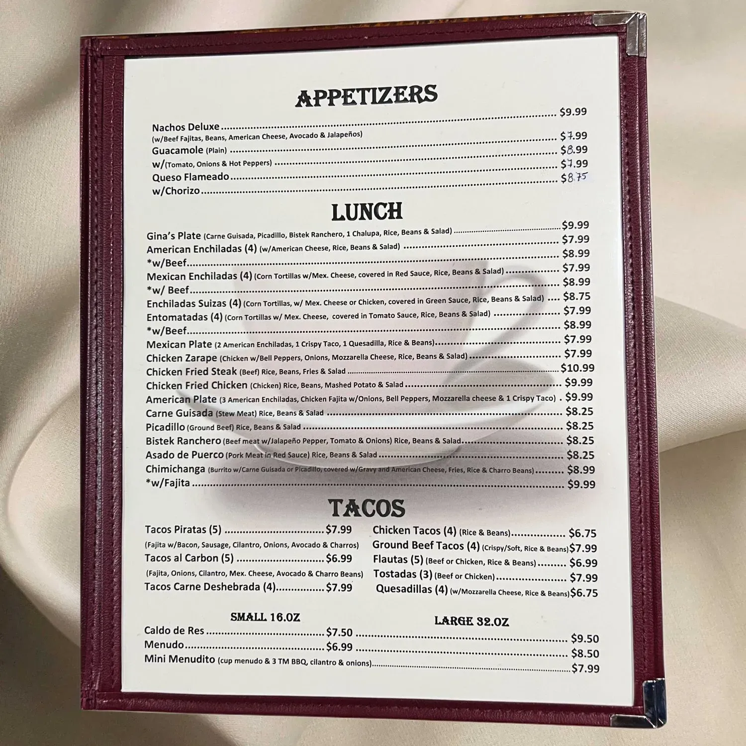 Menu 4