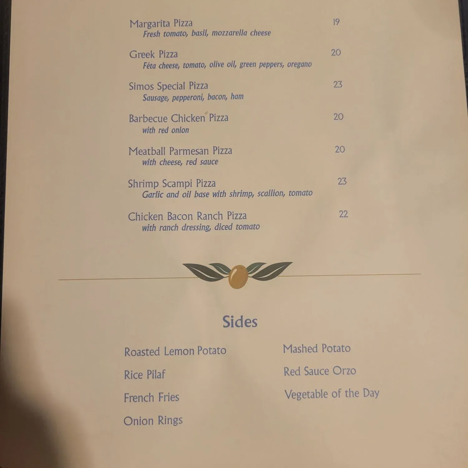 Menu 3