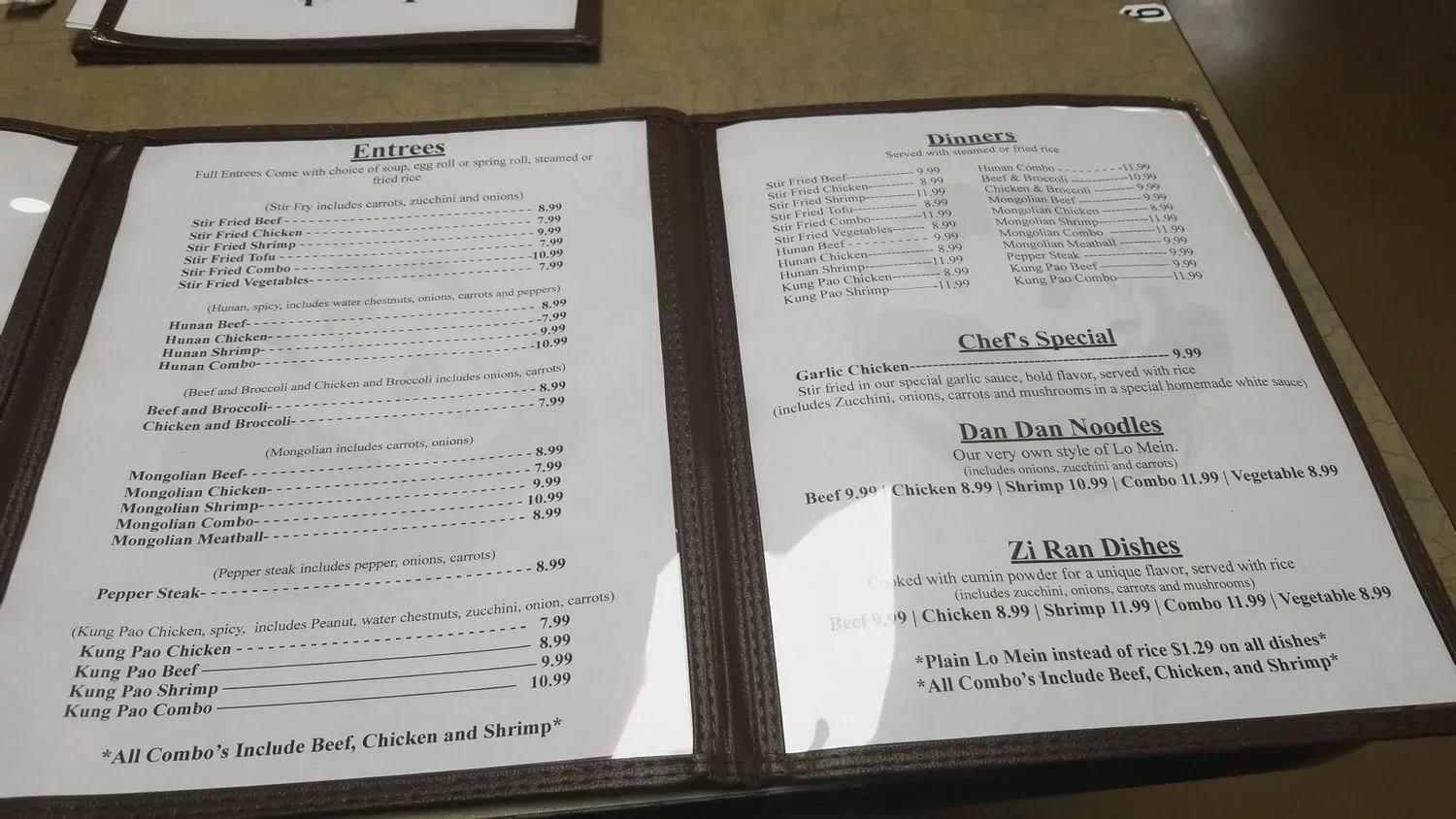 Menu 4