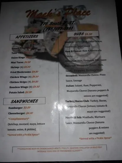 Menu 2