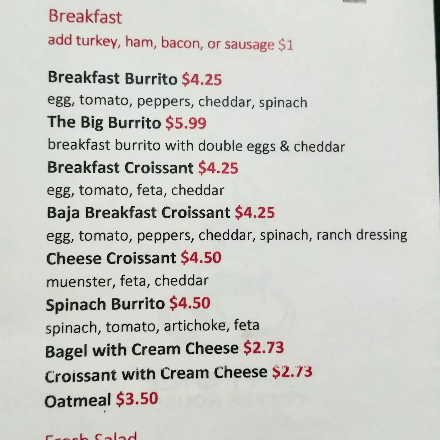 Menu 5