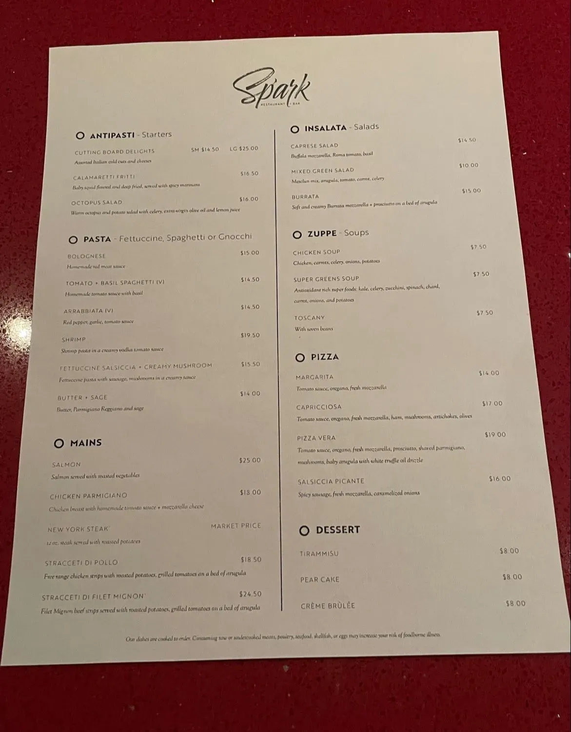 Menu 2