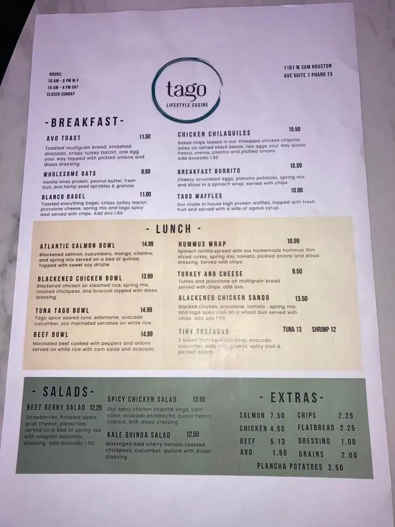 Menu 2