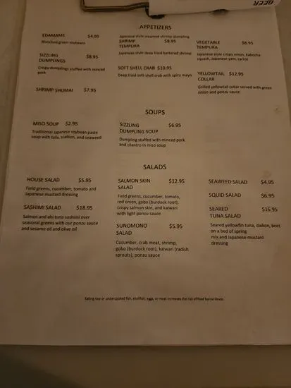 Menu 5