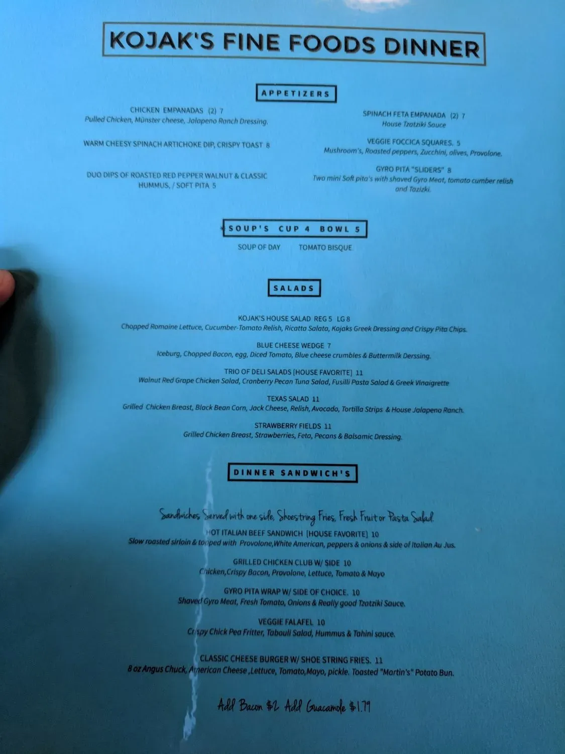 Menu 4