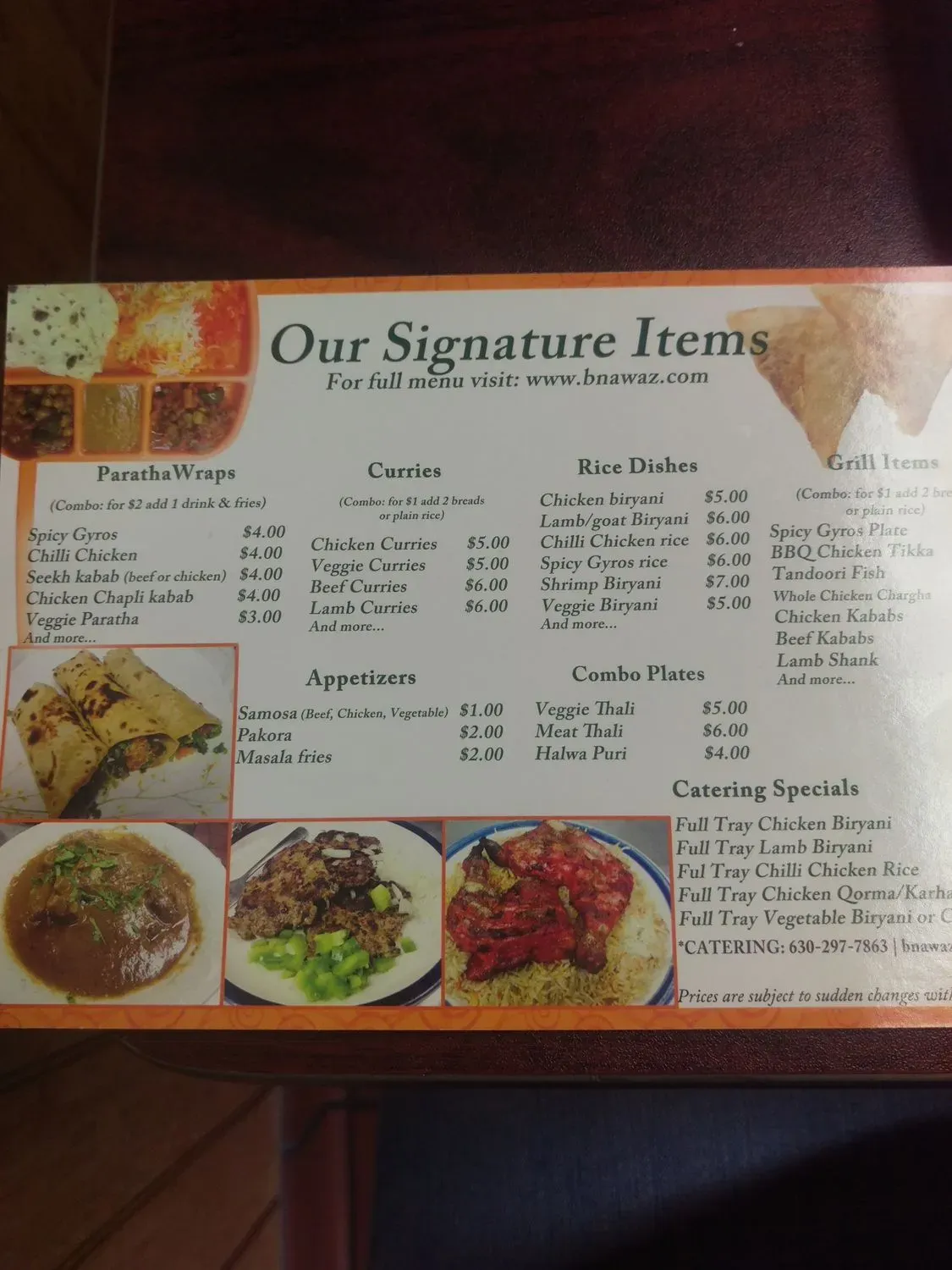 Menu 3