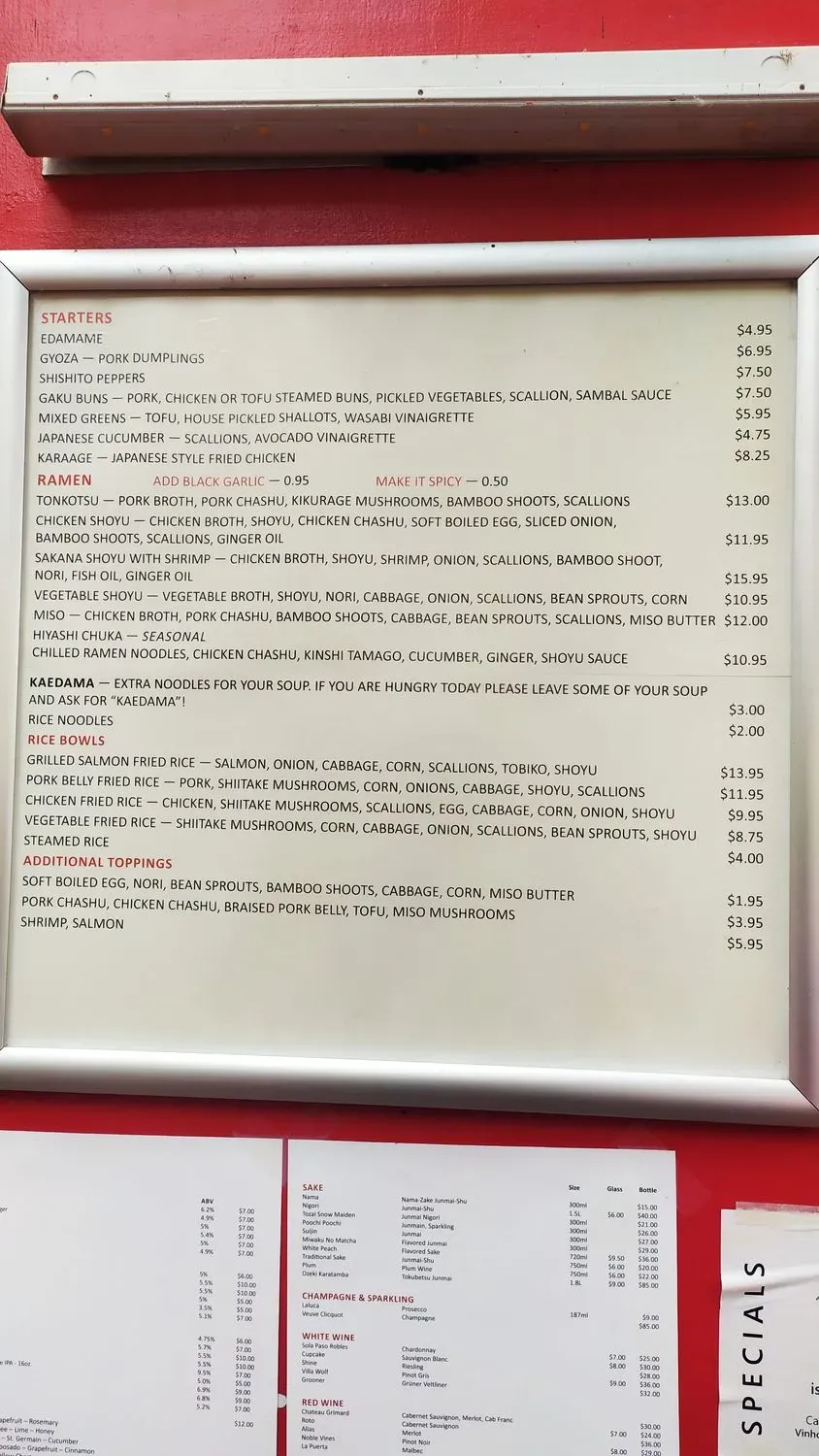 Menu 4