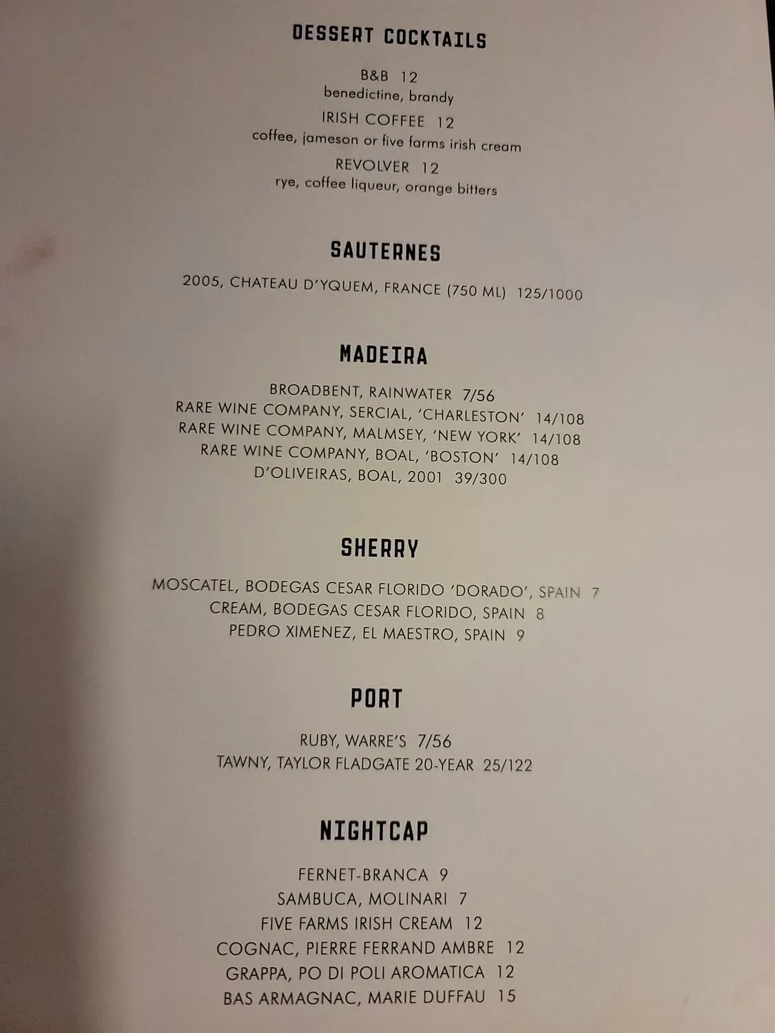 Menu 2