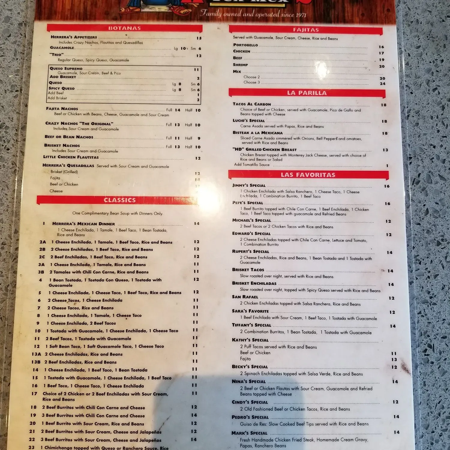 Menu 3