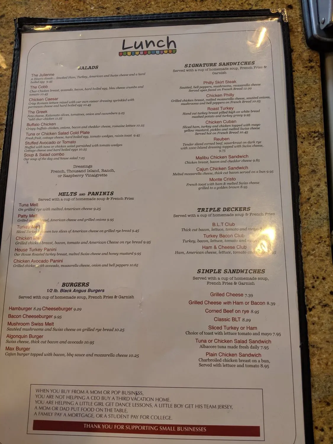 Menu 2