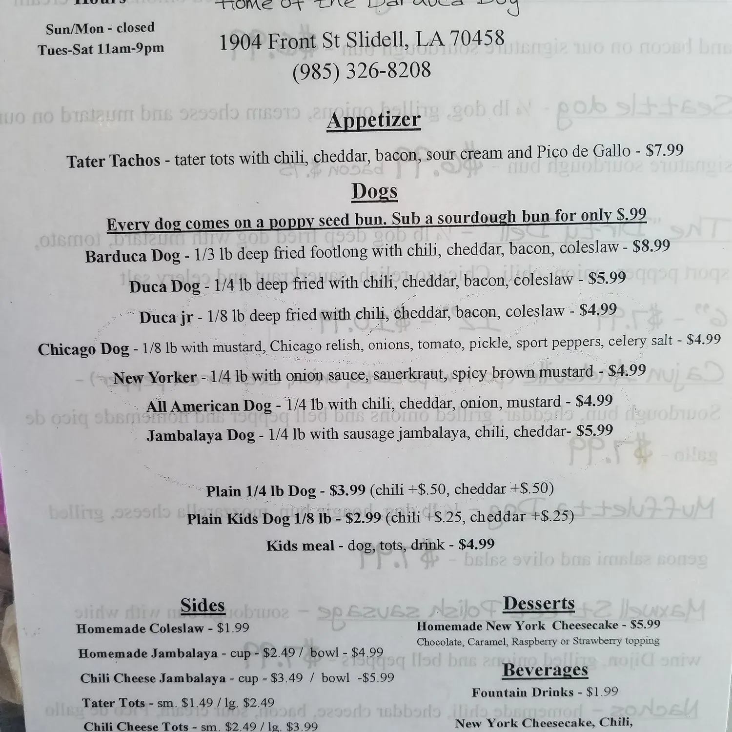 Menu 2