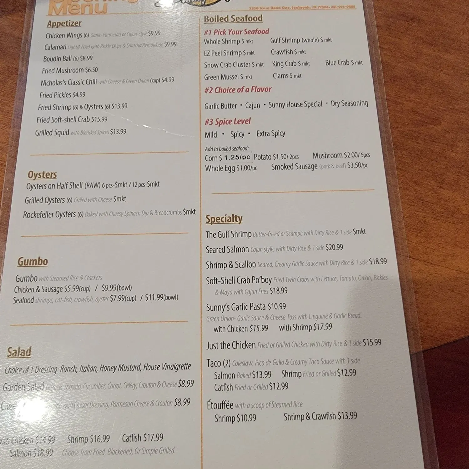 Menu 3