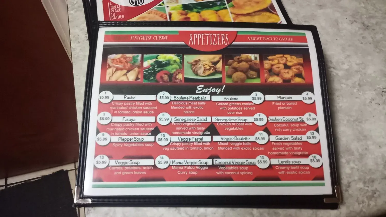 Menu 2