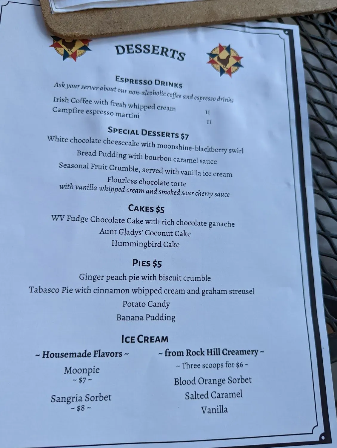 Menu 5