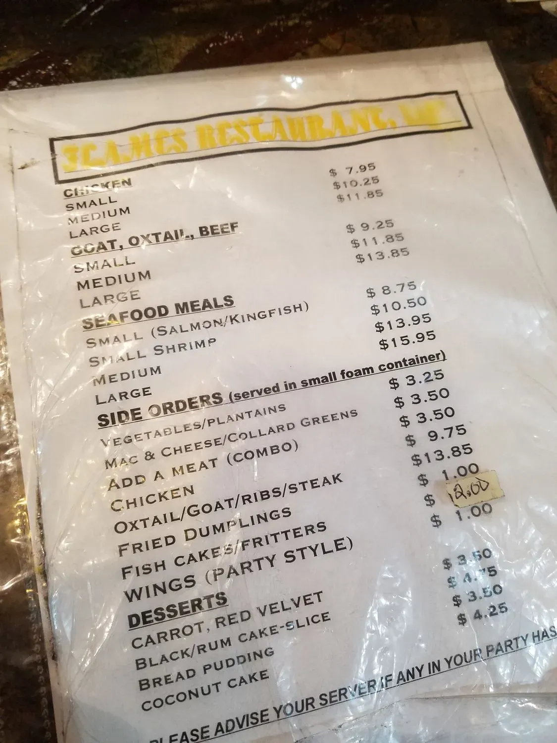 Menu 5