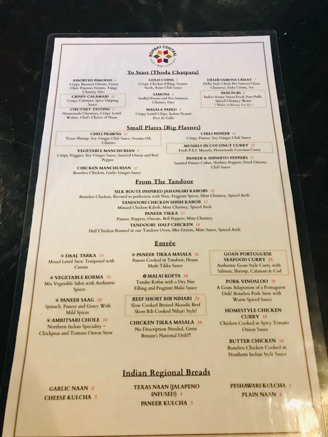 Menu 4