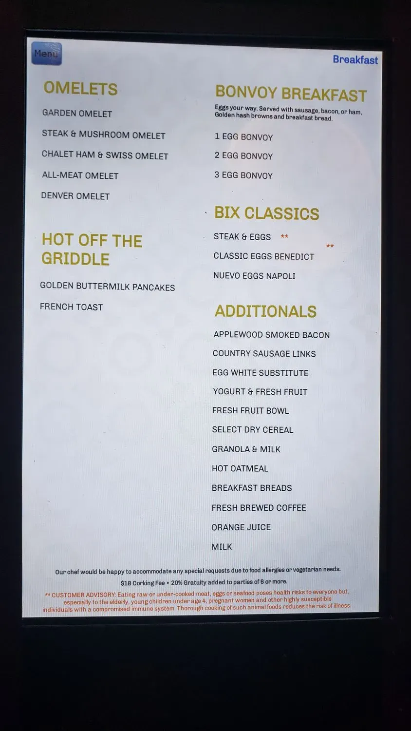 Menu 3