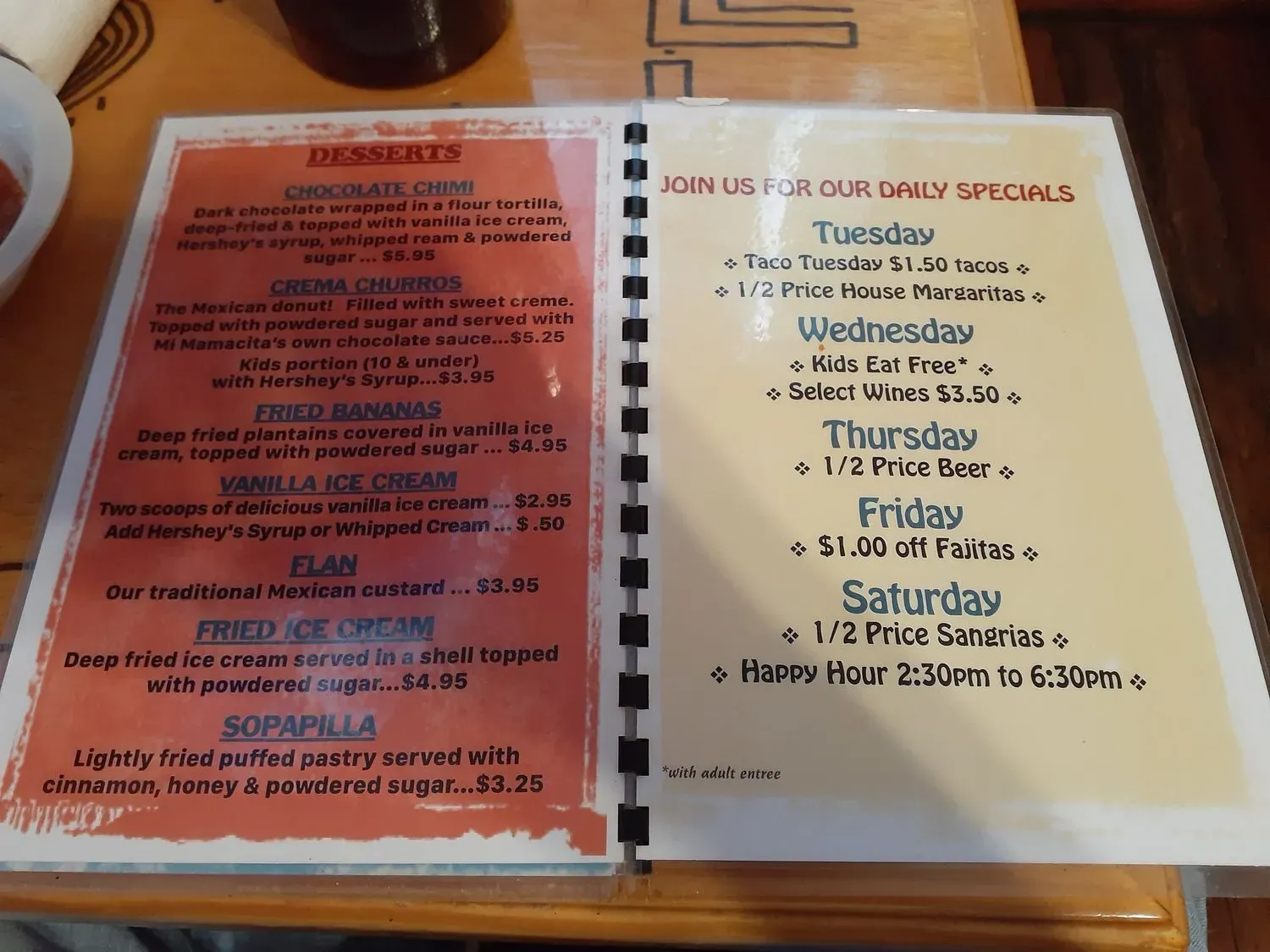 Menu 4