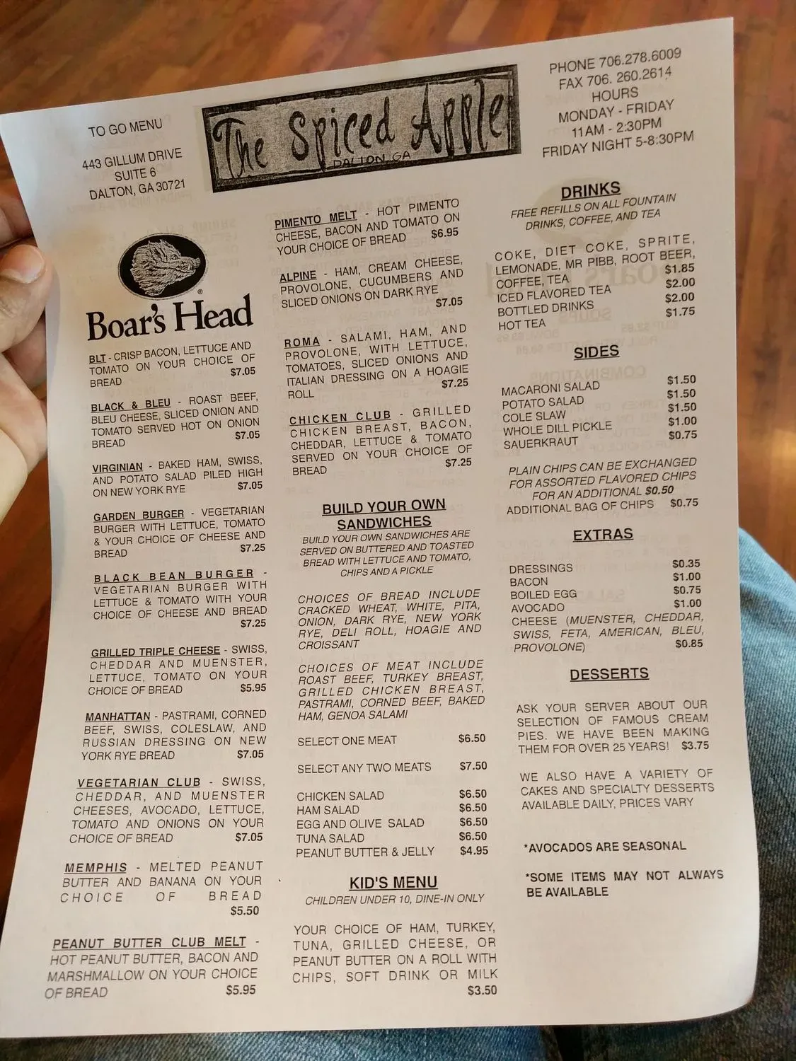 Menu 2