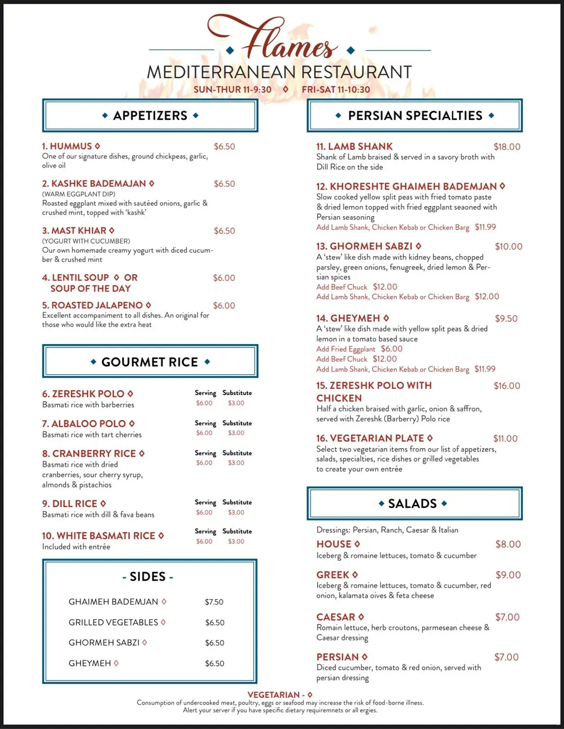 Menu 4