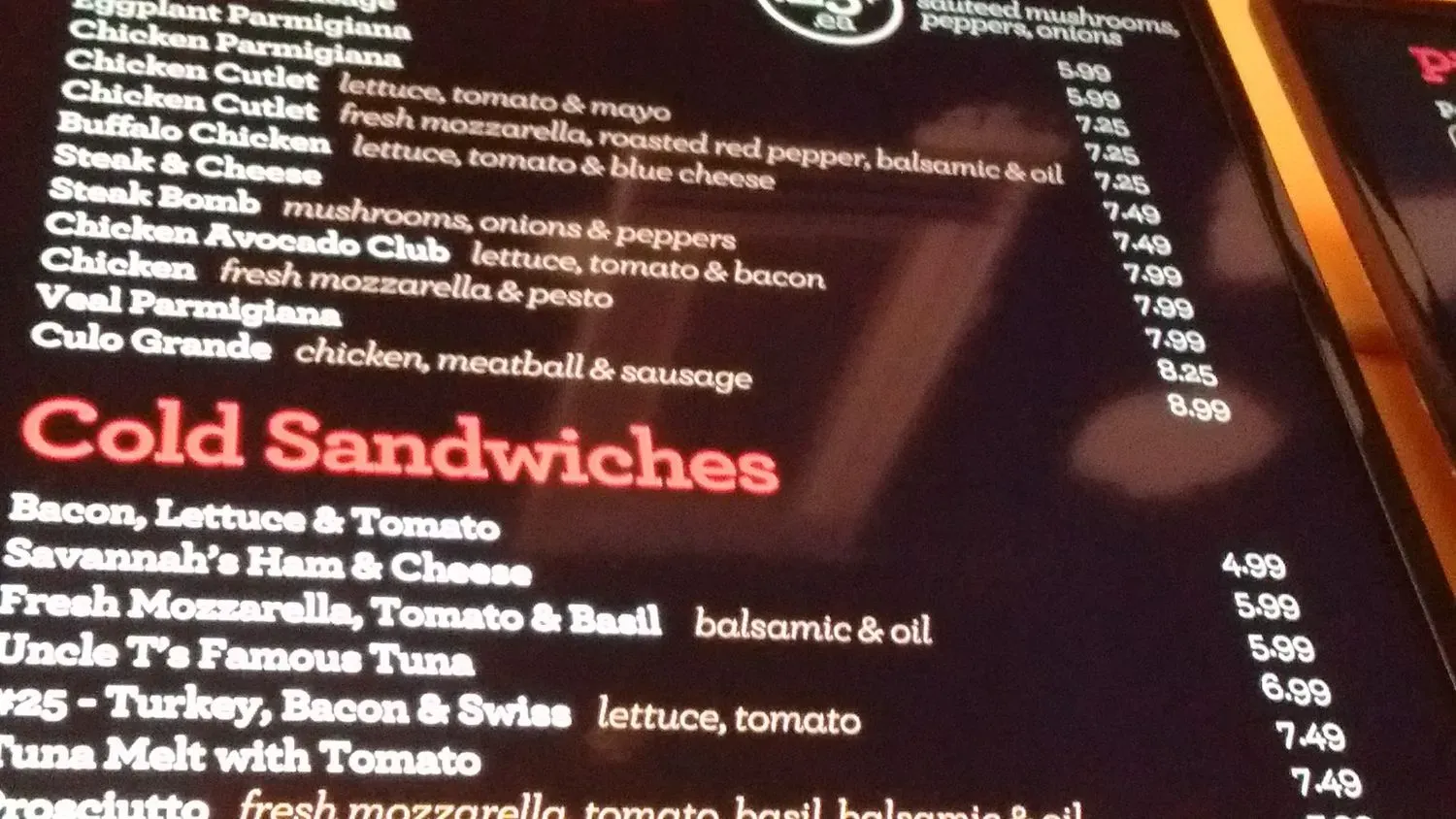 Menu 2