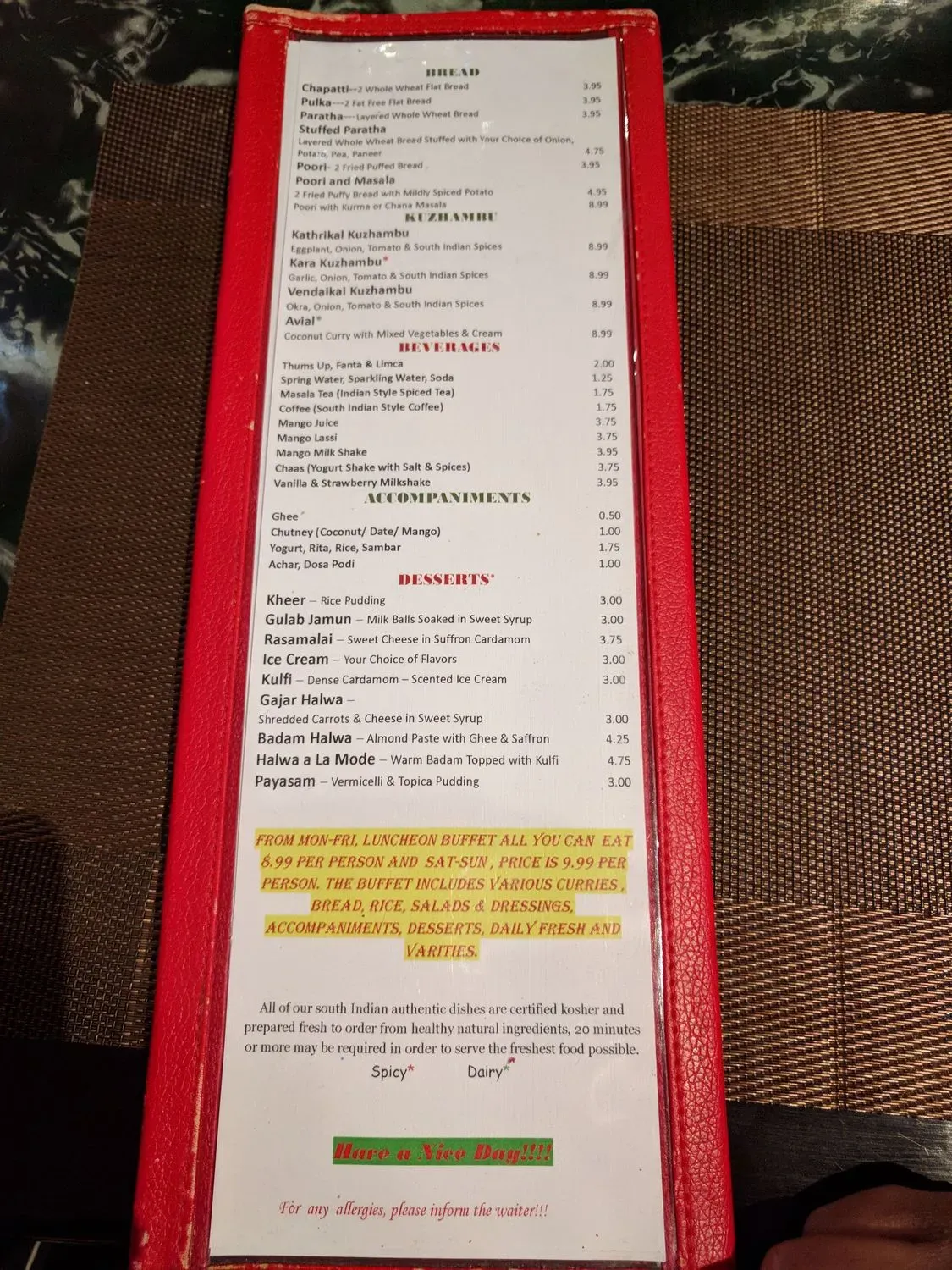 Menu 3