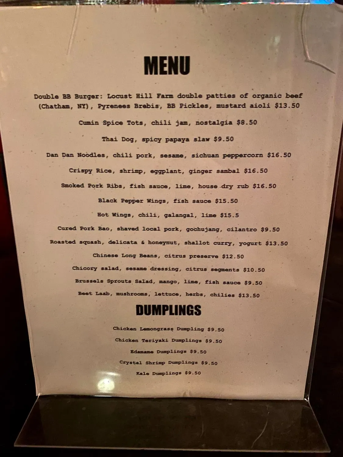 Menu 3