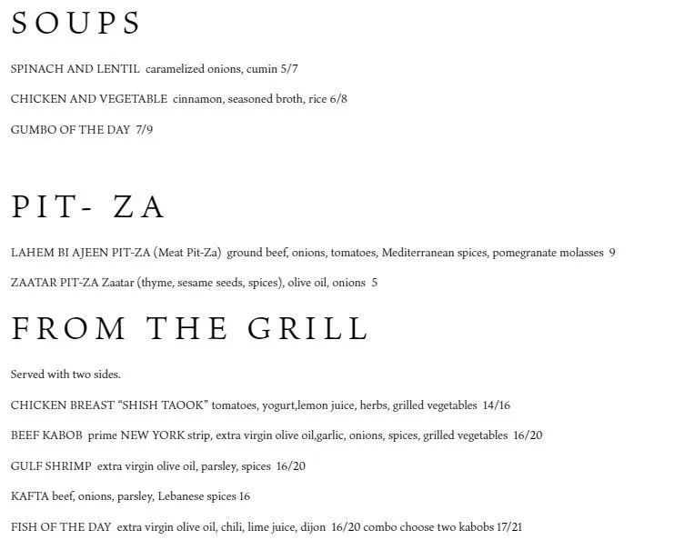 Menu 3