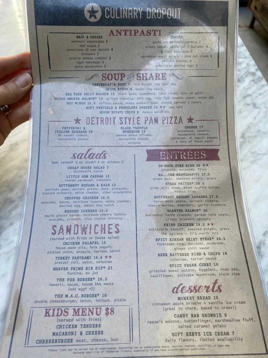 Menu 4