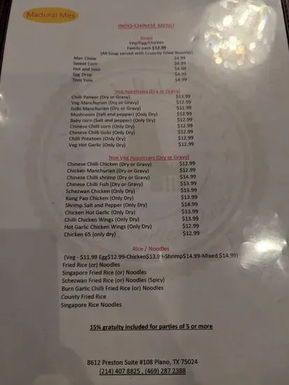 Menu 5