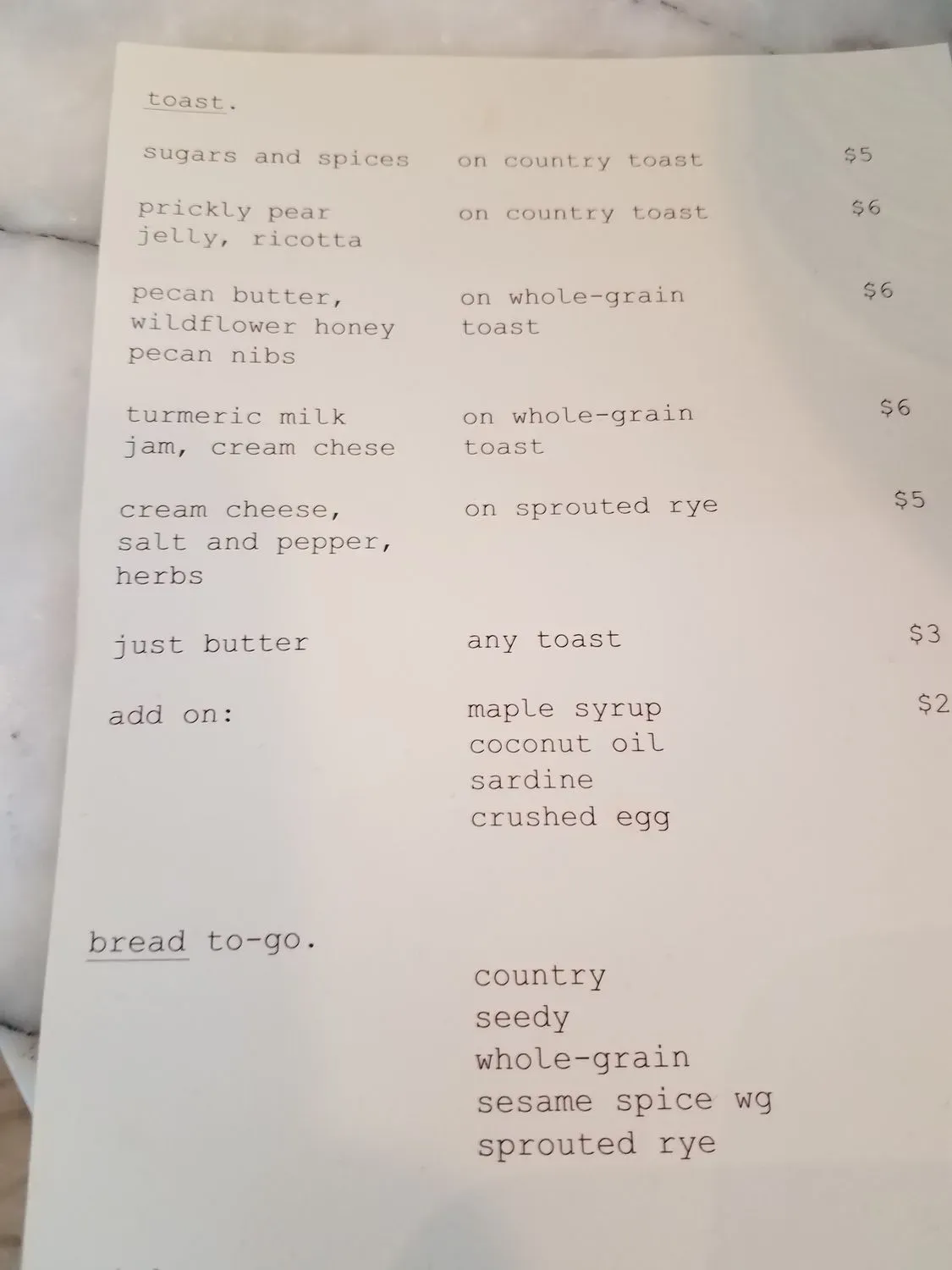 Menu 3