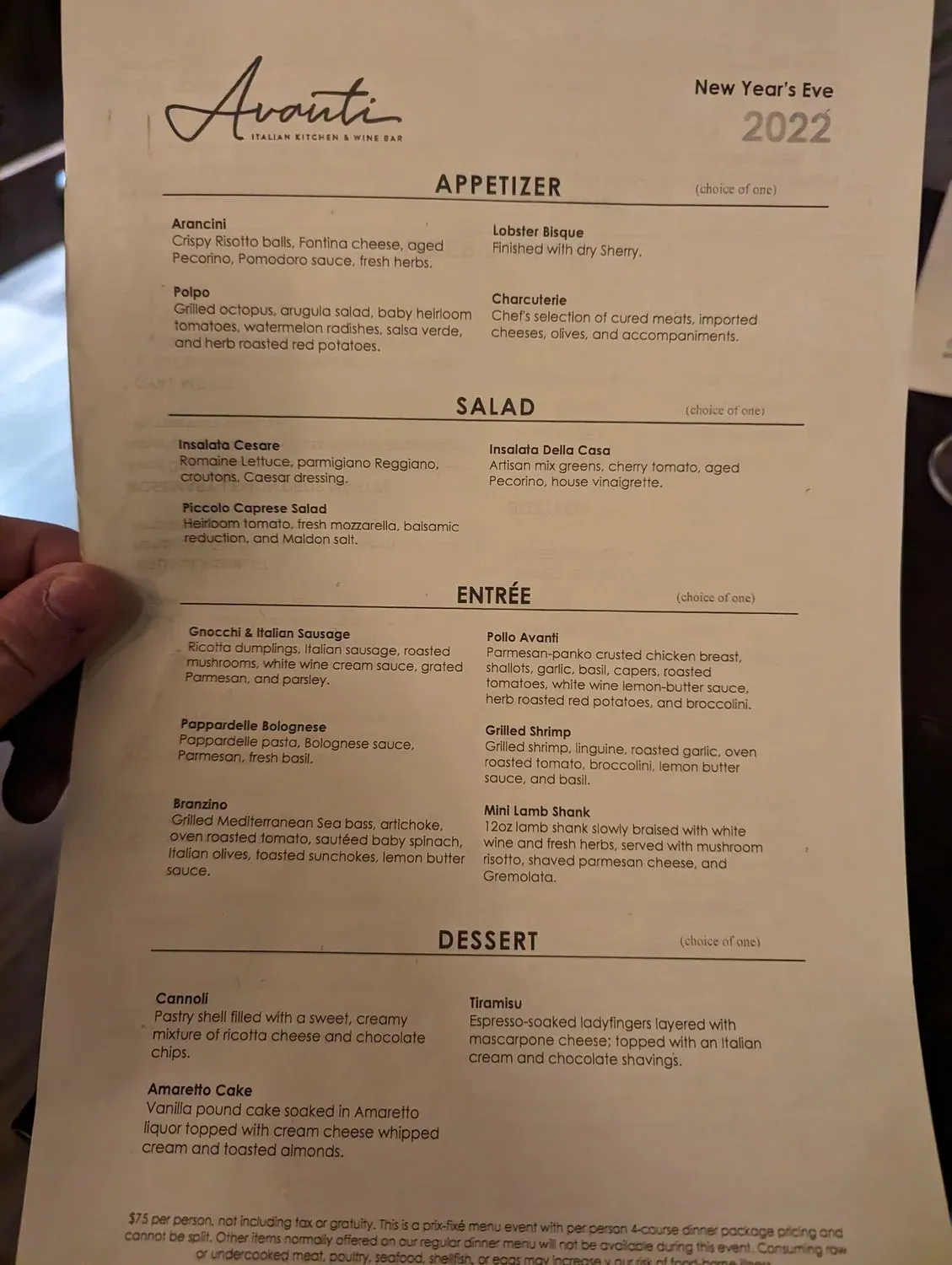 Menu 2