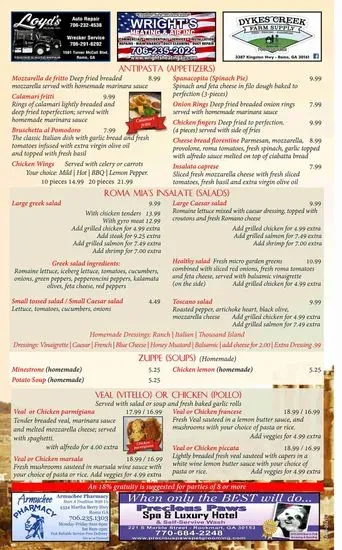 Menu 2