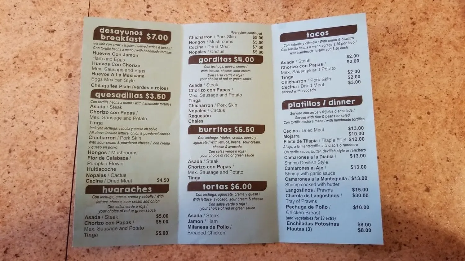 Menu 4