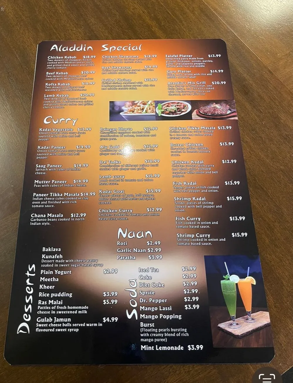 Menu 3