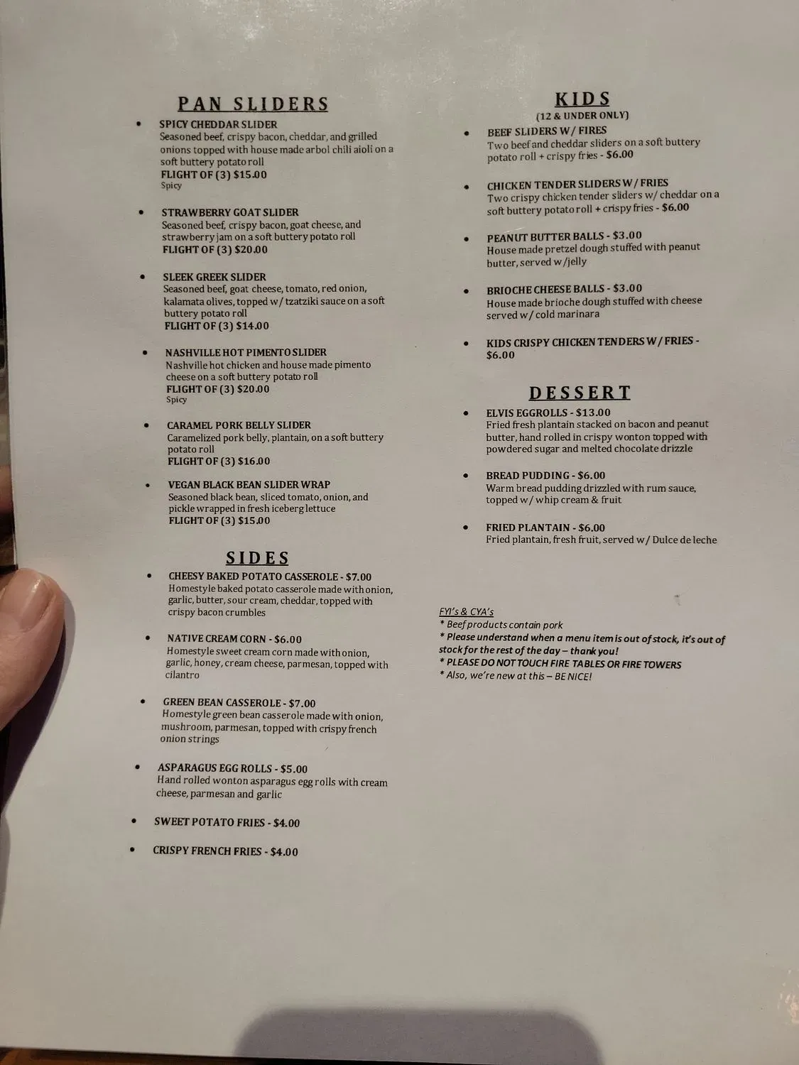 Menu 4