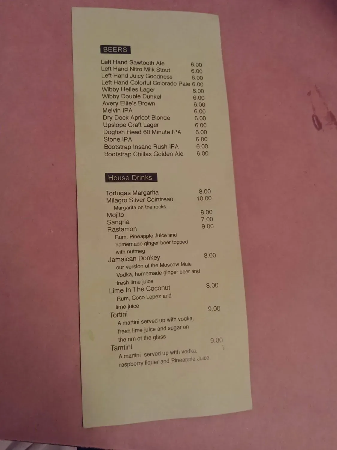 Menu 4