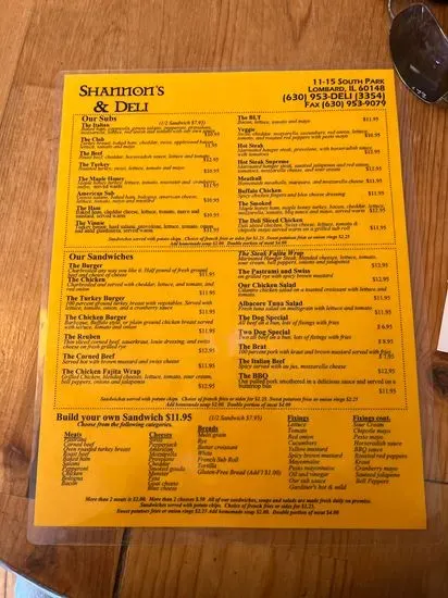 Menu 2