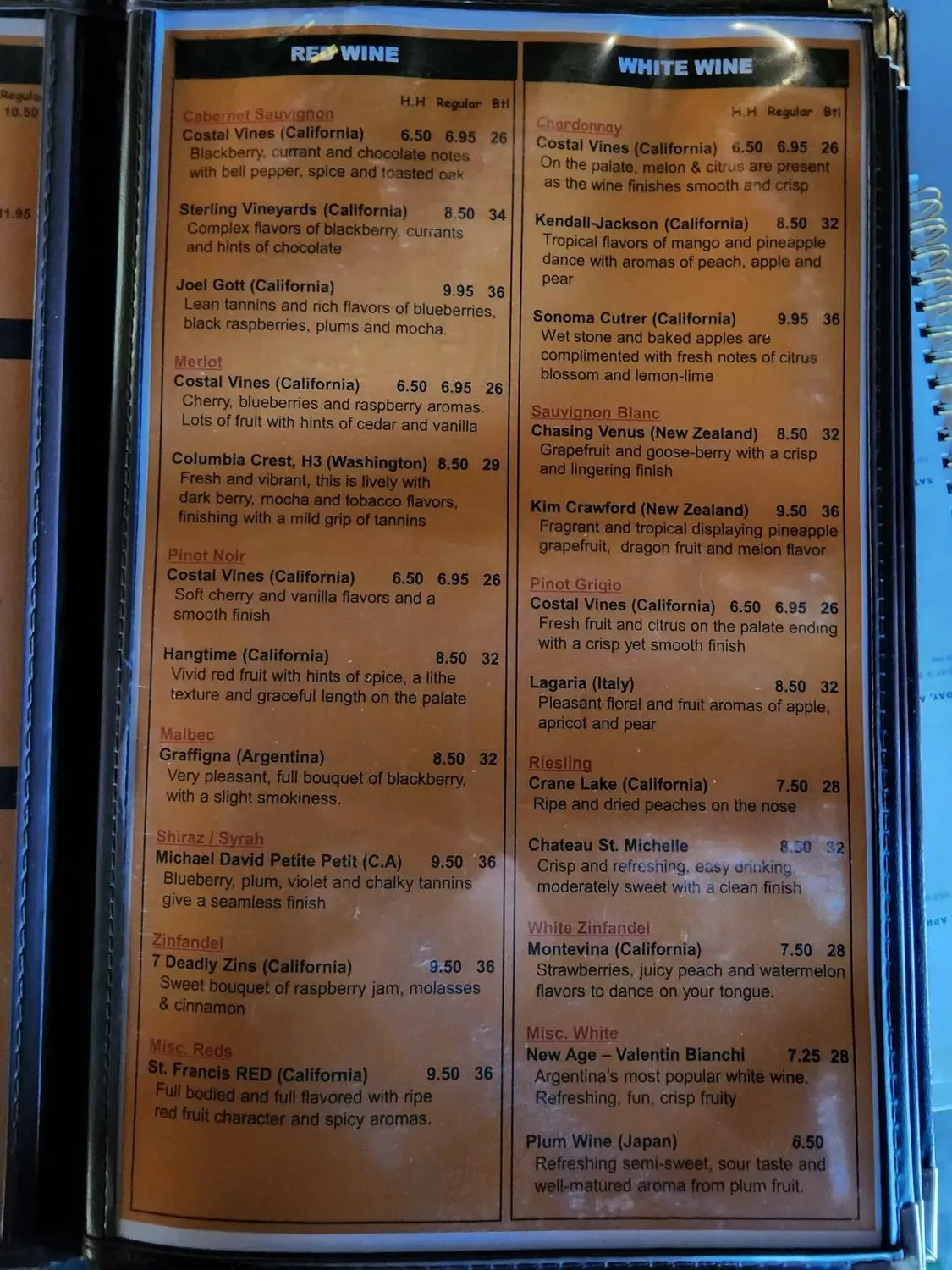 Menu 2