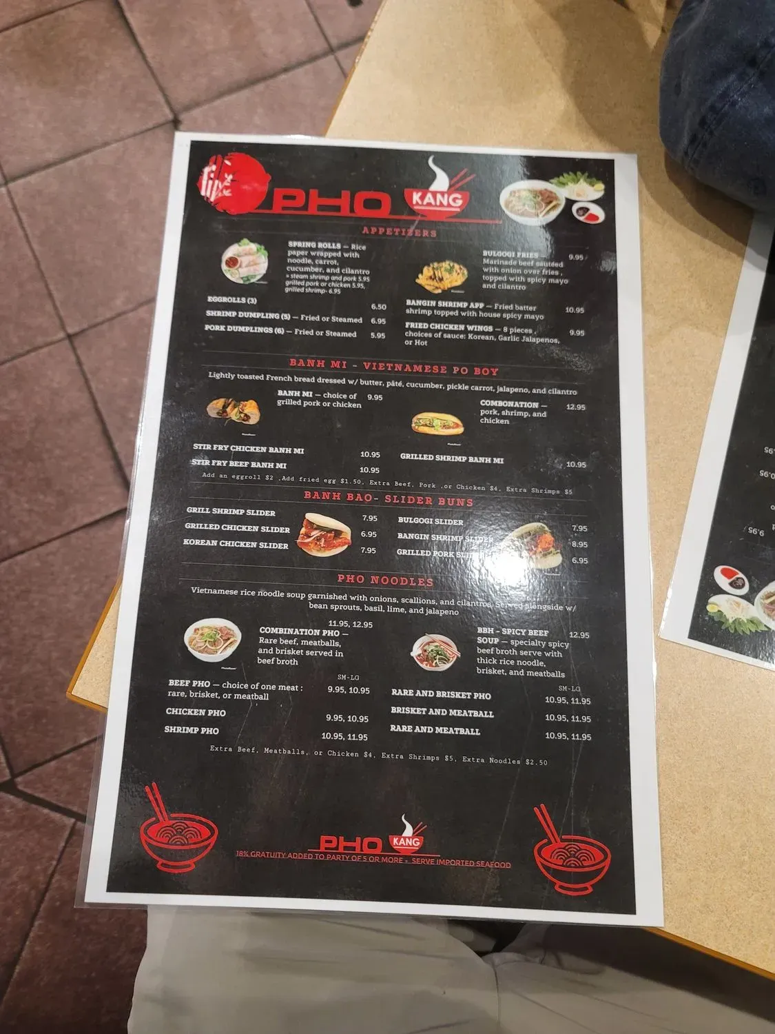 Menu 5