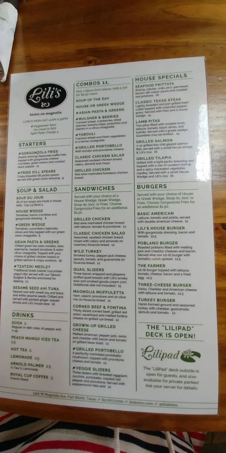 Menu 2