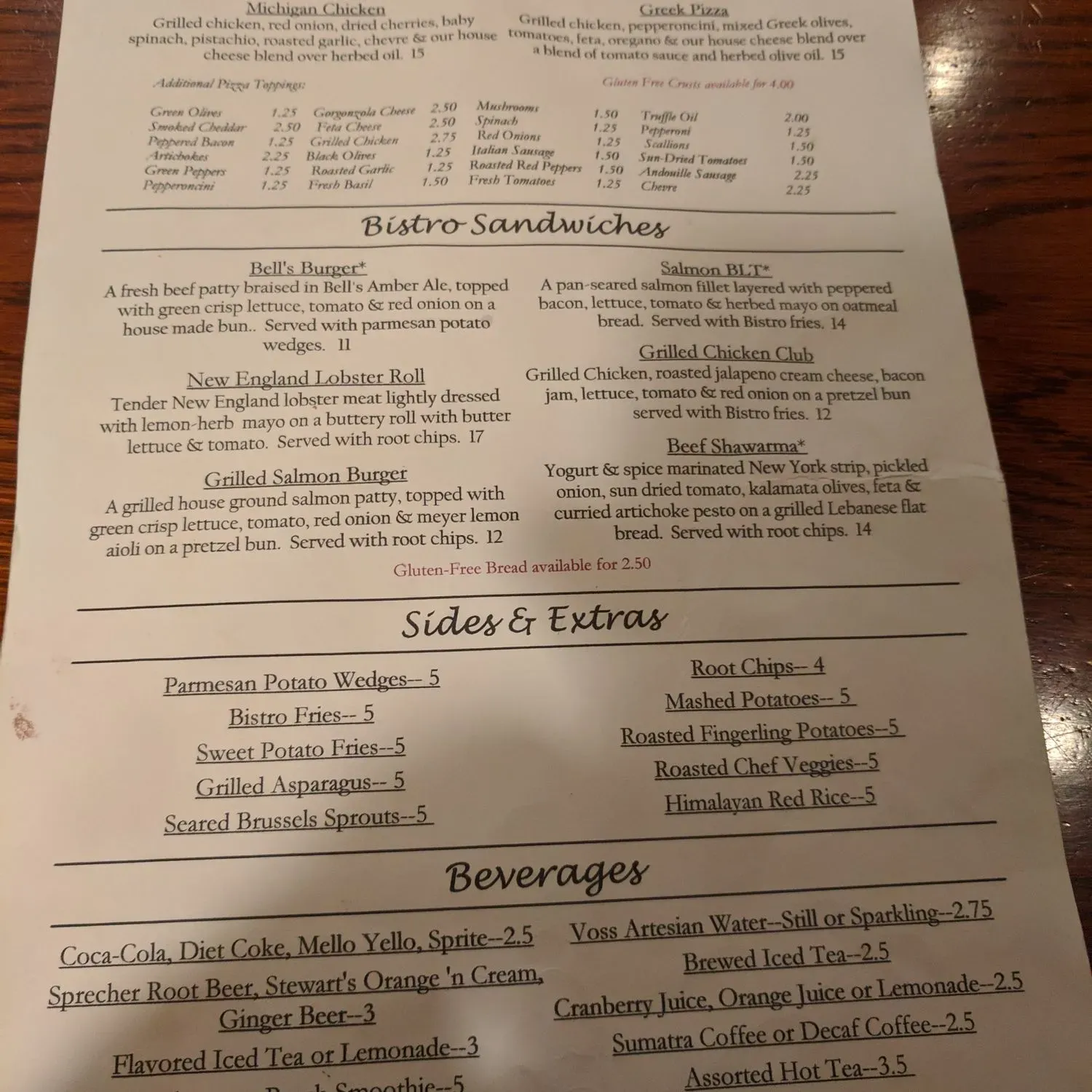 Menu 2