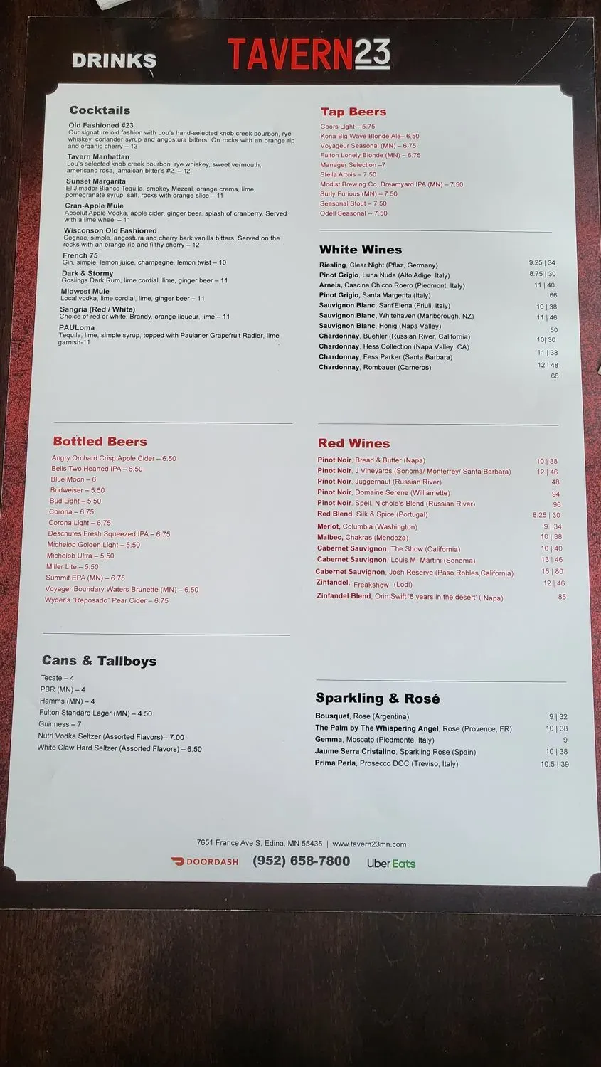 Menu 2