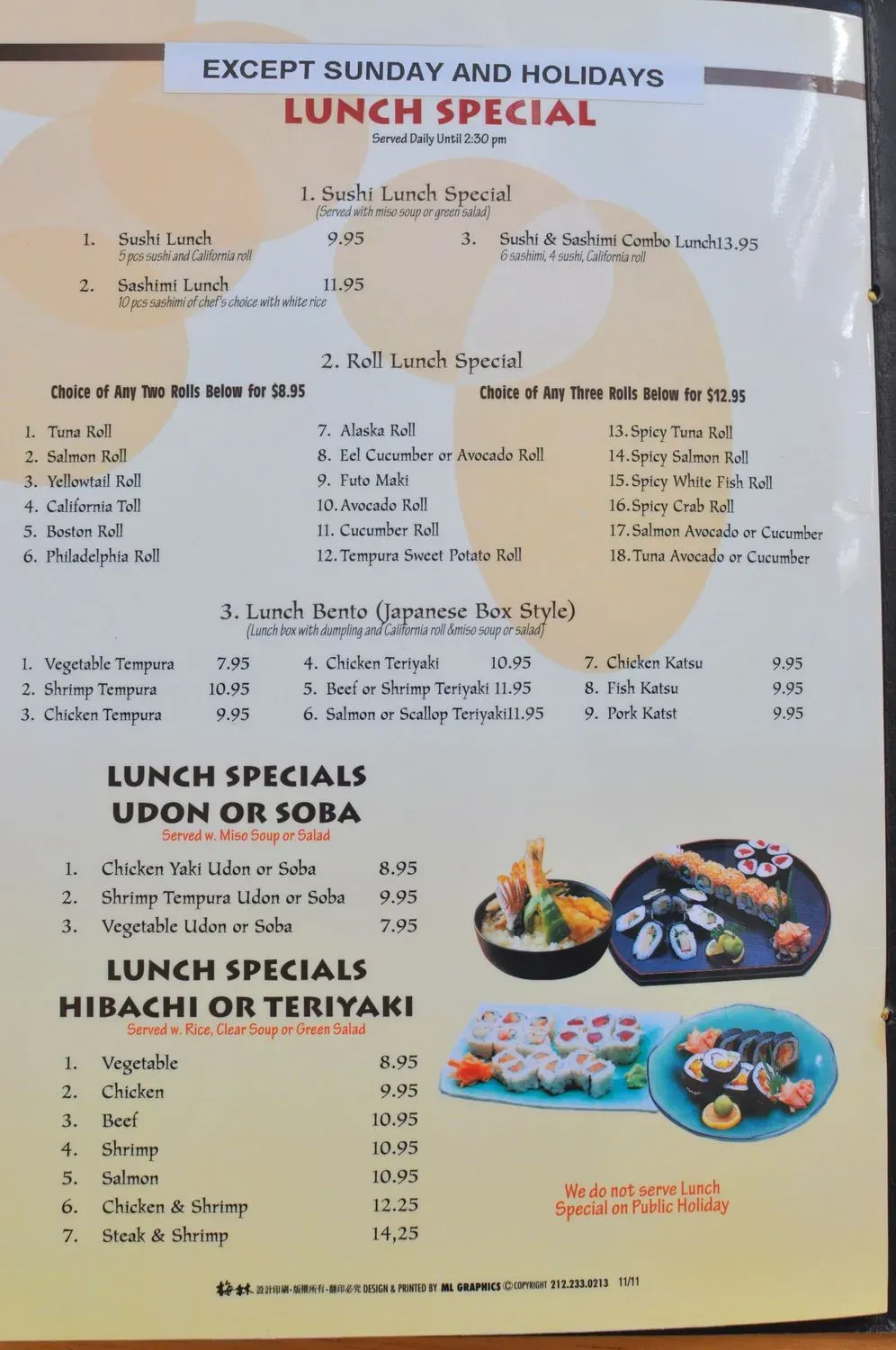 Menu 5